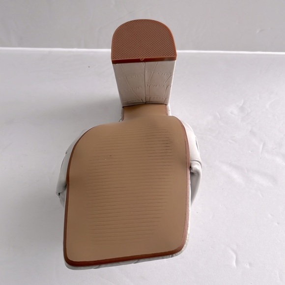 Women Braided Block Heel Sandals Square Open Toe Woven Strap Slipper Size 5.5 - Picture 6 of 10